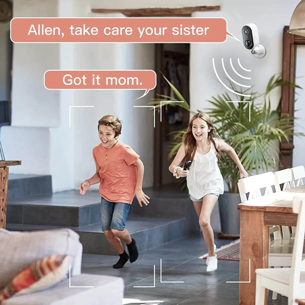 Laxihub W1 battery camera 2-way audio