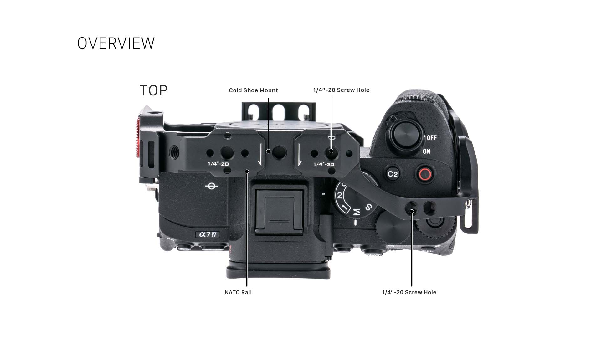 Camera Cage for Sony a7 IV Basic Kit - Black Camera Cage for Sony a7 IV Basic Kit - Black