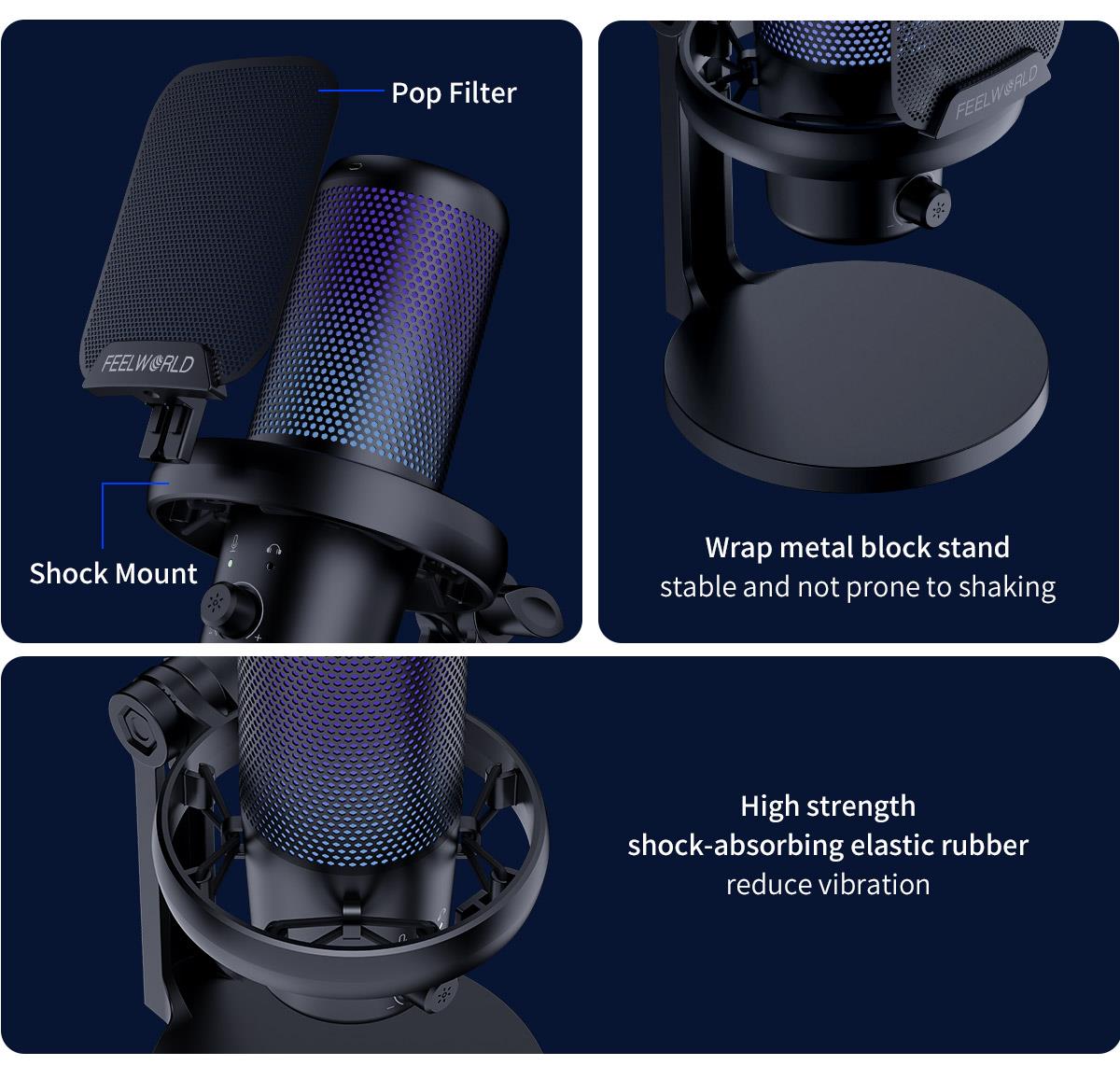 desktop stand mic