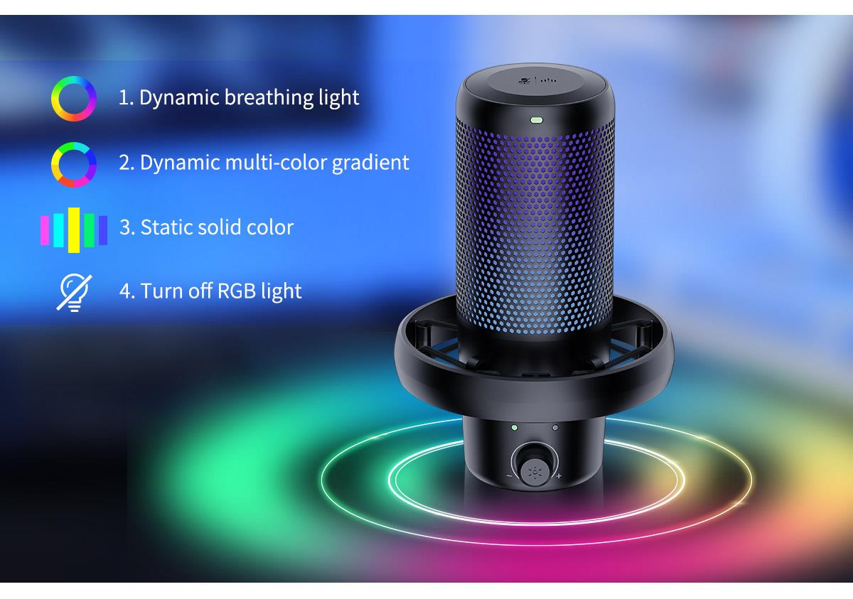 rgb effect mic